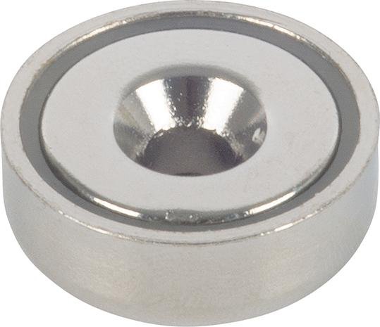 Topfmagnet Neo.Ø20, H6,9,m.Senkb. Ø4,5 Inhalt: 1 Produktbild img1 L