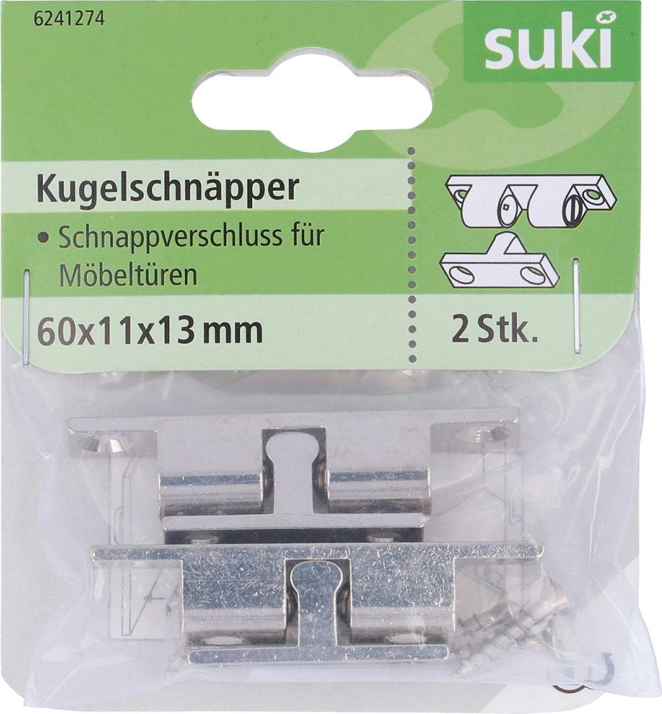 Kugelschnappverschluss für Möbeltüren und -klappen Produktbild img2 L
