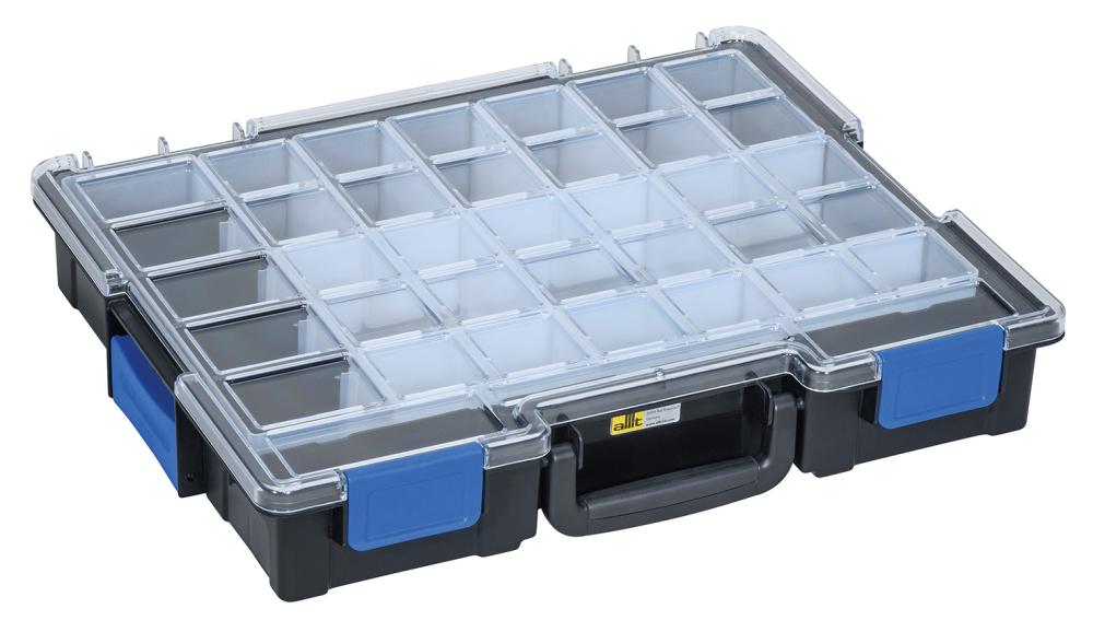 ALLIT Profi-Kleinteilekoffer EuroPlus Pro mit Clips 19 Fächer Produktbild img3 L