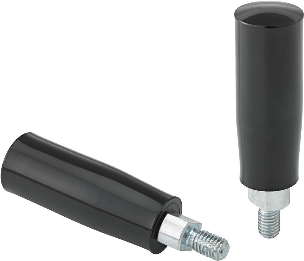 Zylindergriff 0612 Duroplast, 0612, 23mm M 8x12, drehbar, Inhalt: 2 Stück FORTIS Produktbild img2 L
