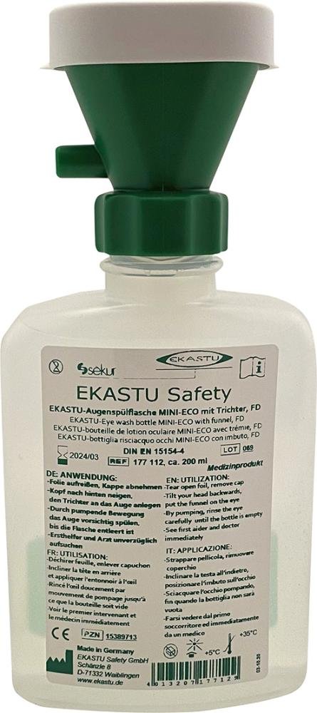Augenspülflasche MINI-ECO mit Trichter, ca. 200ml Produktbild img1 L