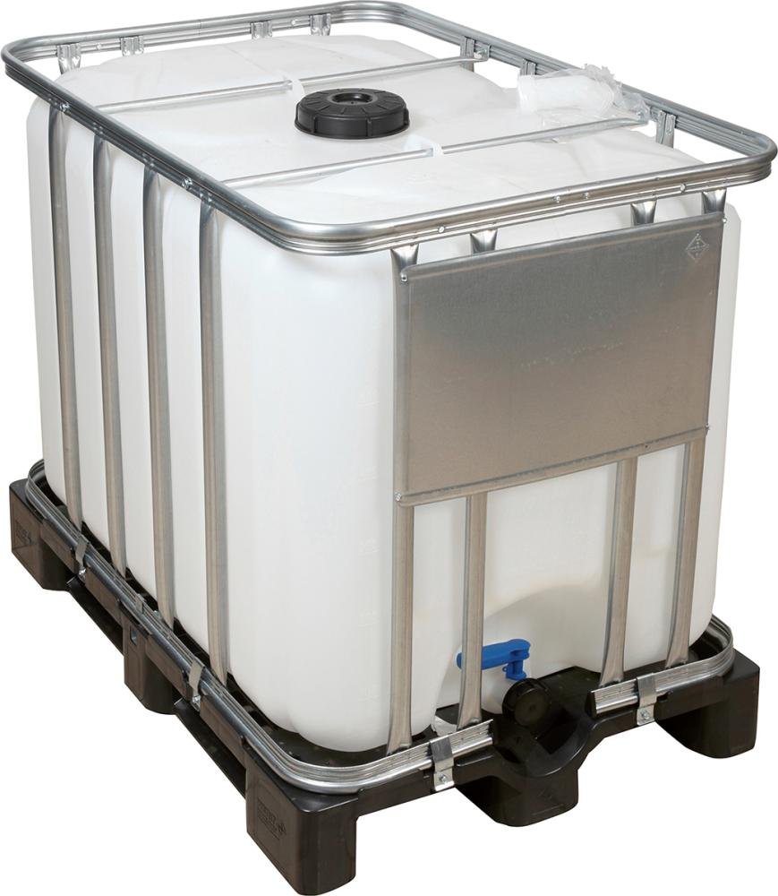 Wassertank IBC Tank ECOLINE 600 l NON UN auf Kunststoff-Palette Beschaffungsartikel Produktbild img1 L