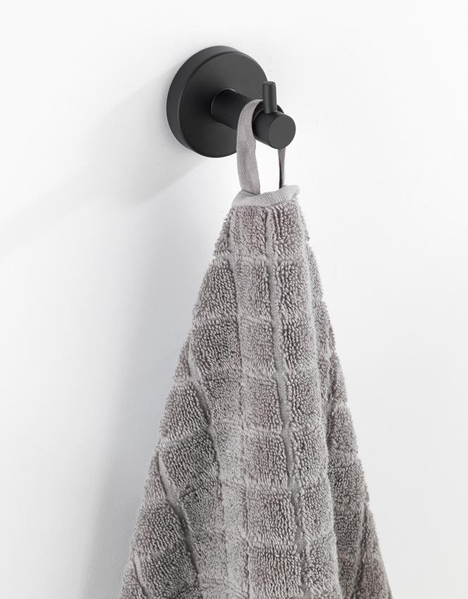Wandhaken Uno, Bosio Black matt Produktbild img2 L