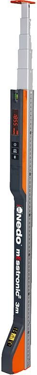 NEDO Teleskop-Messstab digital 0 70-3 0m mEsstronic Easy mit Bluetooth Produktbild img1 L