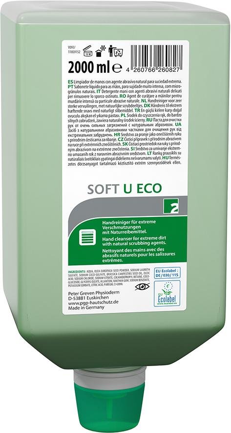 Greven Soft U ECO Pastöser Handreiniger 2 Ltr. Varioflasche Produktbild img1 L