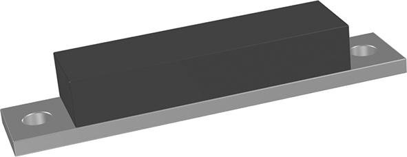 Gummi-Metall-Anschlag-Schiene Typ FS Produktbild img1 L