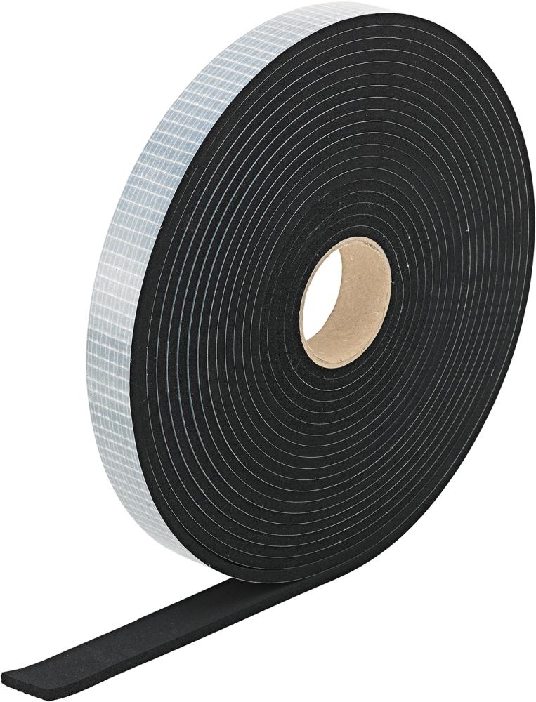 Zellkautschukstreifen EPDM, 19x10mm, 10m einseitig selbstklebend FORTIS Produktbild img1 L