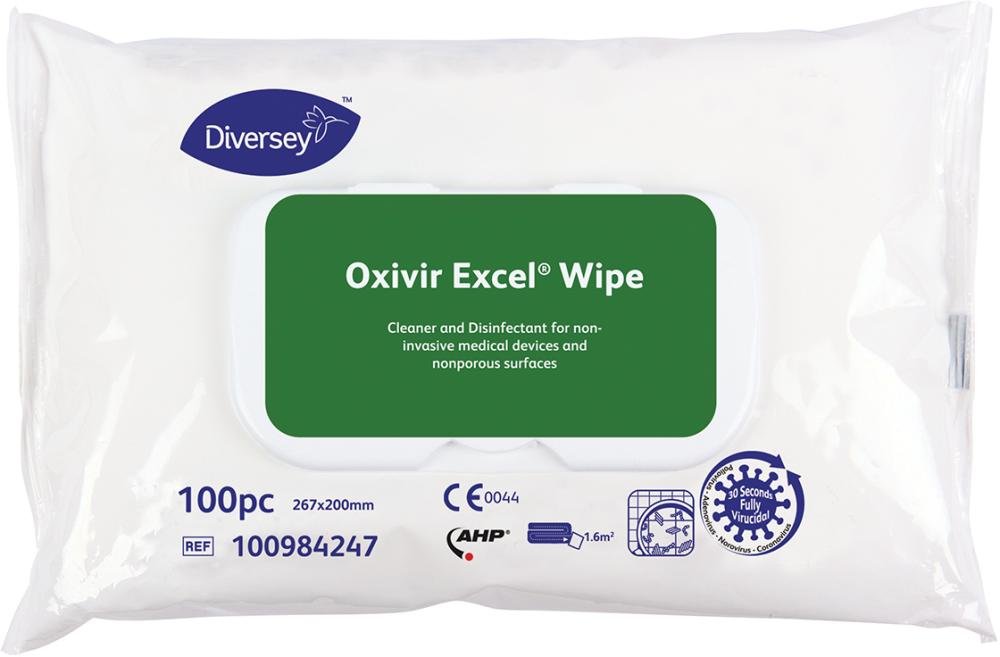 Oxivir Excel Wipe Desinfektionstücher ohne Alkohol Produktbild img1 L