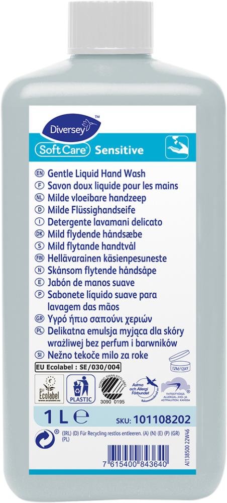 SoftCare Sensitive Milde Handwaschlotion 1 L Flasche Produktbild img1 L