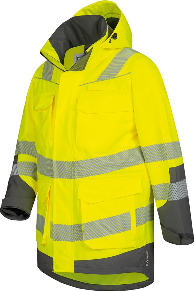 Warnschutzparka Arwid gelb/grau Gr.M Produktbild img3 L