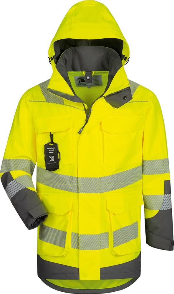 Warnschutzparka Arwid gelb/grau Gr.M Produktbild img4 L