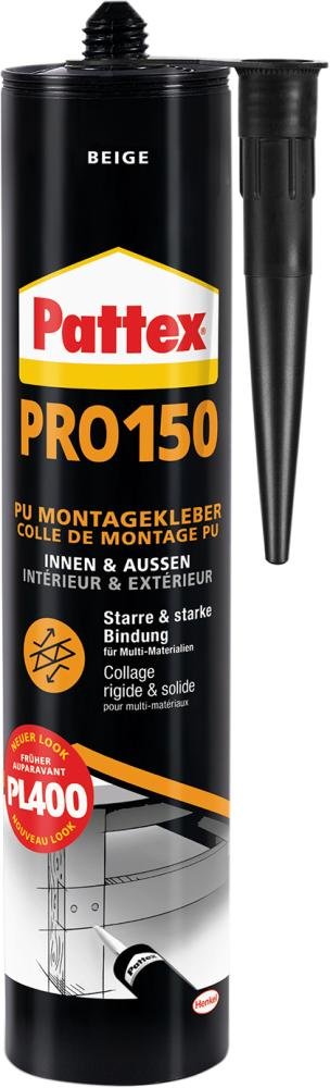 Pattex Montagekleber PRO150 495g Holzton hell Produktbild img1 L