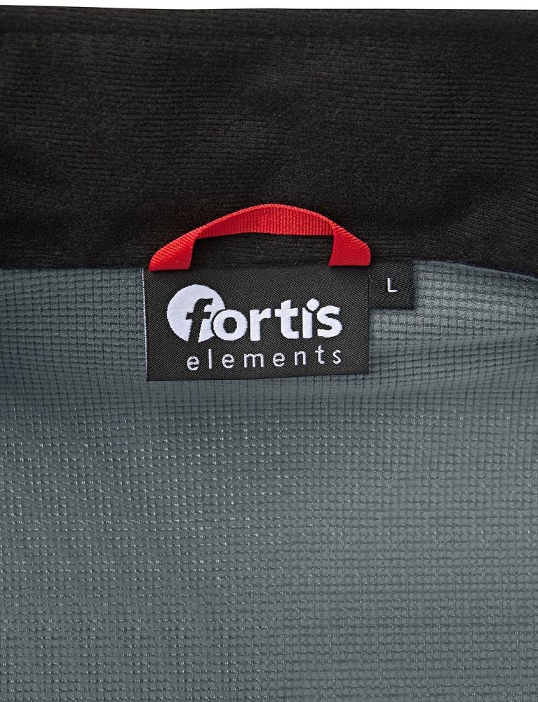 Tech-Fleecepullover grau/schwarz meliert Gr. S Fortis Elements Produktbild img5 L