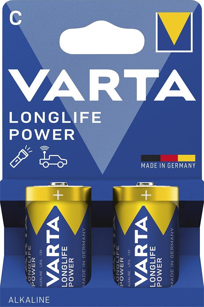 VARTA Batterie LONGLIFE POWER C 2er Blister Produktbild img1 L