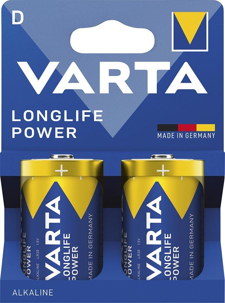 VARTA Batterie LONGLIFE POWER D 2er Blister Produktbild img1 L