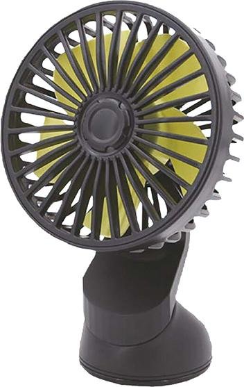 Auto-Ventilator USB 5V CEØ10,16cm, starker Saugfuß Produktbild img1 L