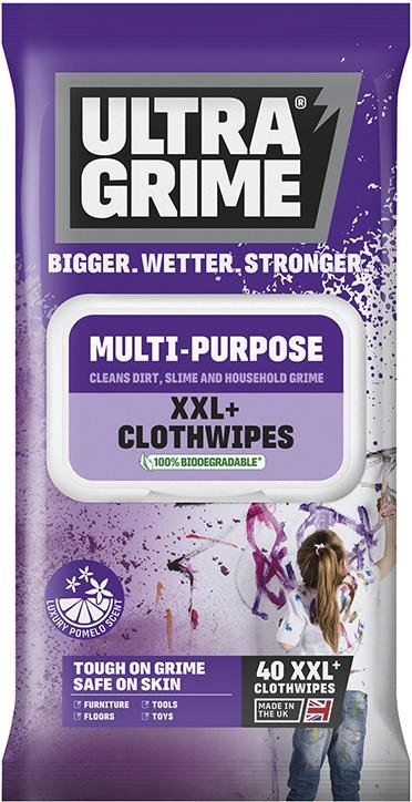 UltraGrime Life Mehrzwecktücher m.Pampelmusduft 40 Tücher /Pack, Haushaltspackung Produktbild img1 L