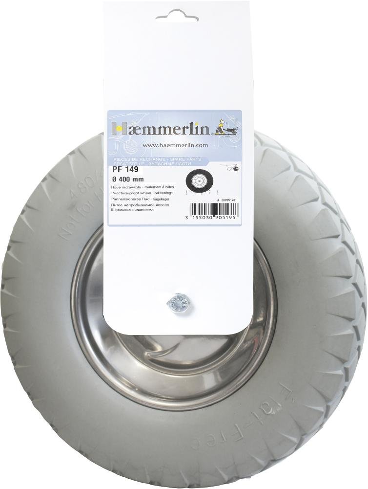 Ersatzrad PF 149, Pannensischeres Rad, Kugellager, Metallfelge Produktbild img1 L