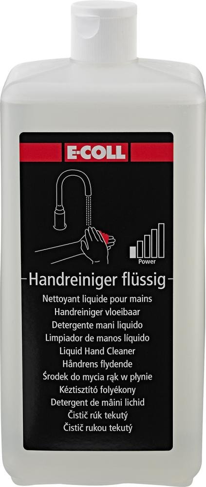 E-COLL Handreiniger flüssig seifen- silikon- alkalifrei 1l Flasche Produktbild img1 L