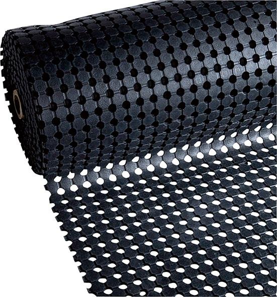 Wabenmatte kleine Löcher SBR/NR, schwarz kleine Löcher 10mm, 1000x91,5cm Produktbild img1 L
