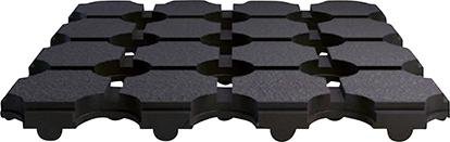 Wabenmatte kleine Löcher SBR/NR, schwarz kleine Löcher 10mm, 1000x91,5cm Produktbild img2 L