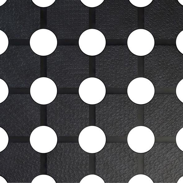 Wabenmatte kleine Löcher SBR/NR, schwarz kleine Löcher 10mm, 1000x91,5cm Produktbild img3 L