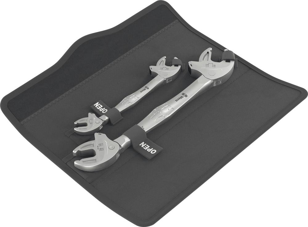 WERA Doppelmaulschlüssel-satz Joker 6006 selbstju-stierend 7-19mm 2-teilig Produktbild img1 L