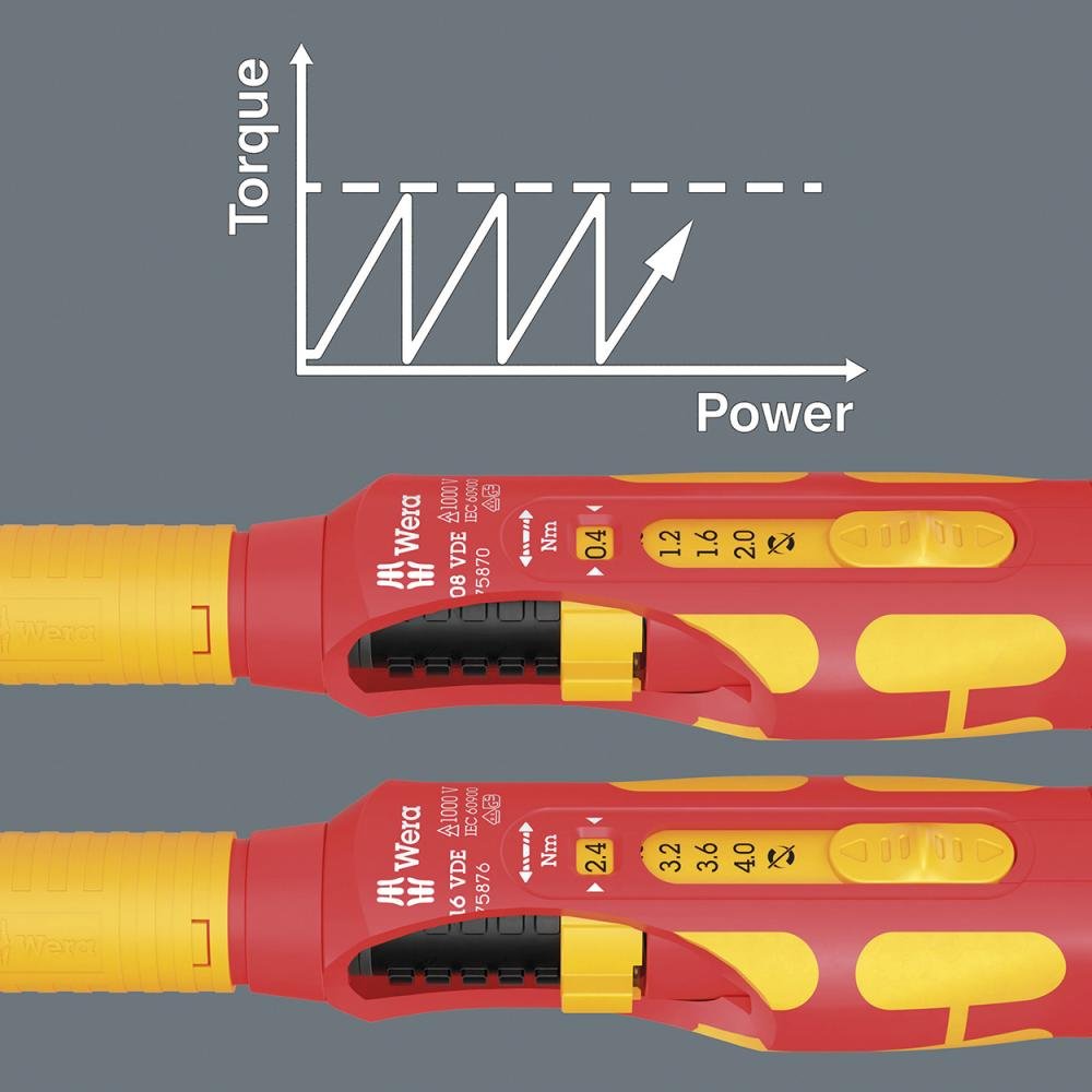 WERA Drehmomentschrauber-Set Safe-Torque Speed VDE für1/4"-Bits 23-teilig Produktbild img4 L