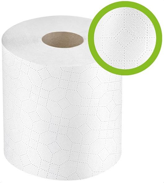ELOclean Comfort Handtuchrolle weiß Zellstoff, 2-lagig 19,0x22,0cm / 140,0m Produktbild img1 L