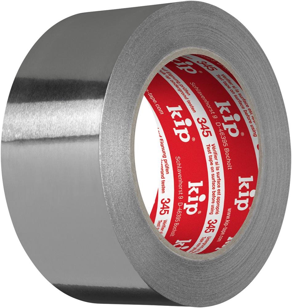 Kip Aluminiumklebeband345B1 L50mxB50mm Alu-Folie DIN 4102 Produktbild img1 L