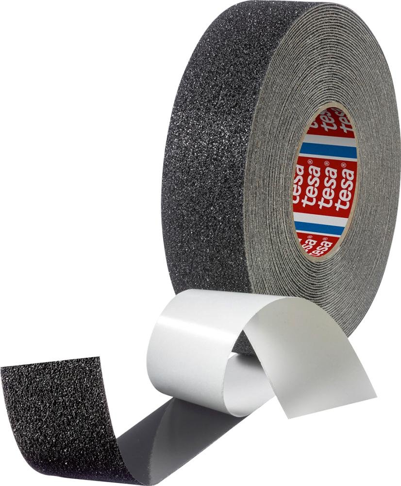tesa Anti-Rutsch 60954 extra stark 18mx 50mm,schwarz DIN 51130 Produktbild img1 L