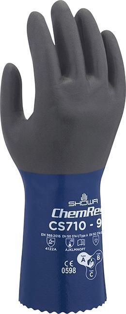 Chemikalienschutzhandschuh Showa CS710 Produktbild img1 L