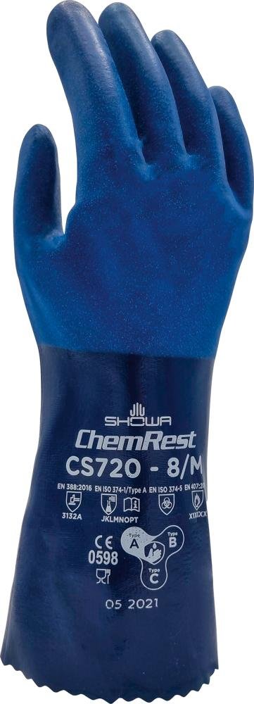 Chemikalienschutzhandschuh Showa CS720 Produktbild img1 L