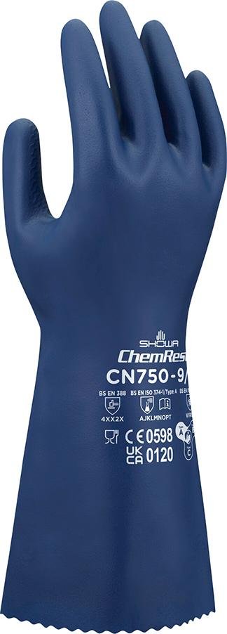 Chemikalienschutzhandschuh Showa CN750 Produktbild img1 L
