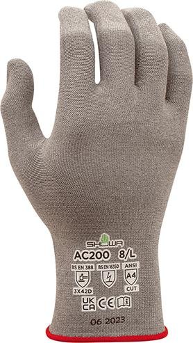 Schnittschutzhandschuh Showa DURACoil Alpha AC200 Produktbild img1 L