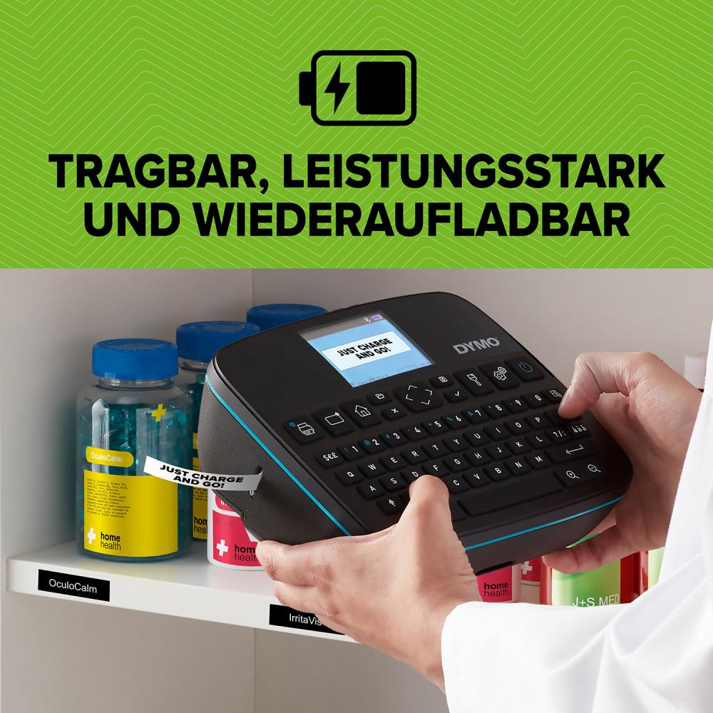 DYMO LabelManager Exectiv 640 CB D1-Bänder bis 24mm m. Li.Io.-Akku, Bluetooth Produktbild img4 L