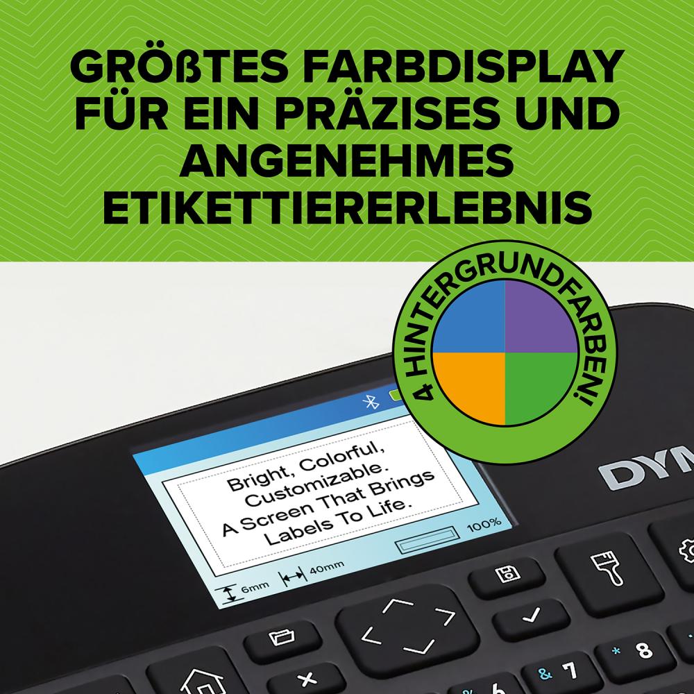 DYMO LabelManager Exectiv 640 CB D1-Bänder bis 24mm m. Li.Io.-Akku, Bluetooth Produktbild img5 L