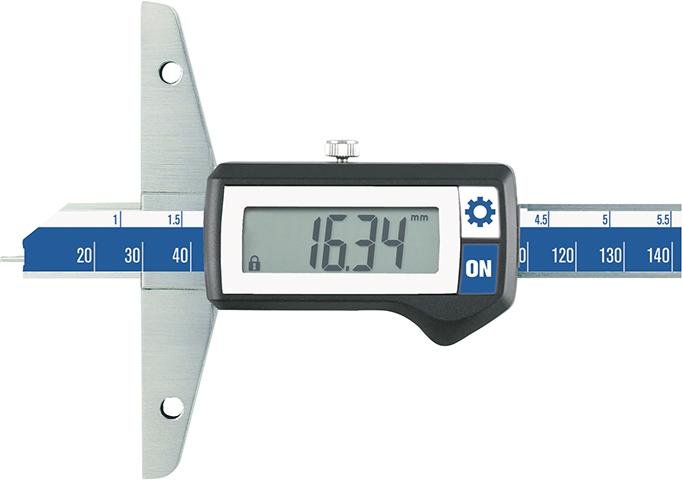 HELIOS-PREISSER Digital- Tiefenmessschieber IP67 DIGI-MET 500mm INOX Messstift Produktbild img1 L