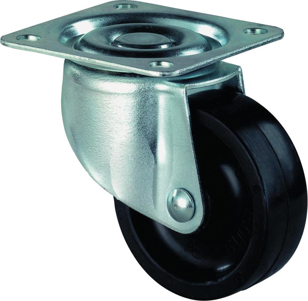 Lenkrolle 25mm 40x40mm Platte,GL,Kstrad schwarz F25.026 BS ROLLEN Produktbild img1 L