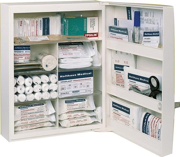 Verbandschrank Famulus, weiß Produktbild img1 L