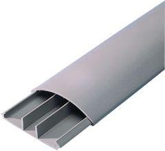 Aufbodenkanal 12x50 2 m, m.3 Kamme, grau REV Produktbild img1 L
