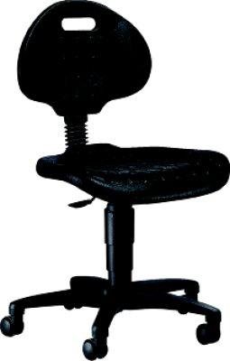 TOPSTAR Arbeitsstuhl TEC 20 PU-Schaum schwarz Sitzhöhe 420-550mm mit Rollen Produktbild img1 L
