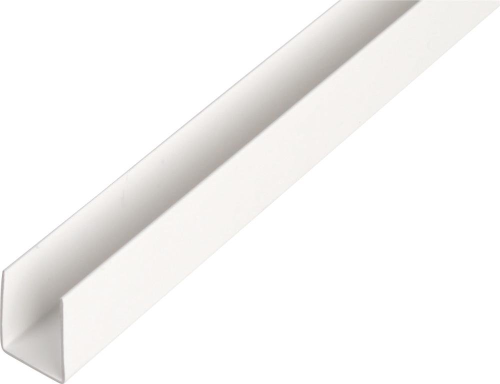 Kunststoff-U-Profil 2000/12x10mm weiß GAH Alberts Produktbild img1 L