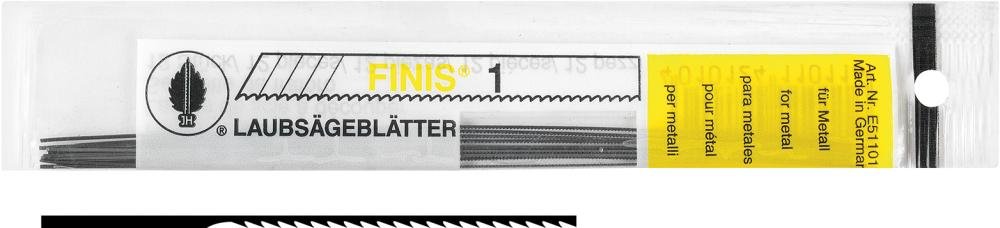 Laubsägeblatt FINIS für Metall Produktbild img1 L