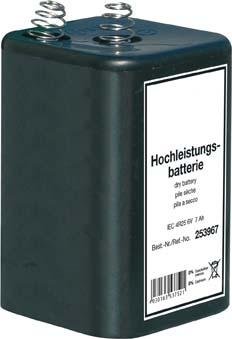 Blockbatterie Zink-Kohle 4R25, 6 V Produktbild img1 L