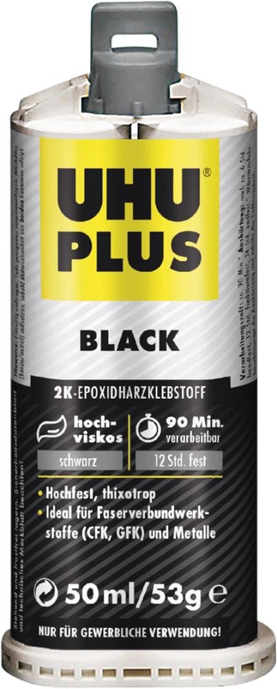 UHU PLUS BLACK DK Kartusche 50ml Produktbild img1 L