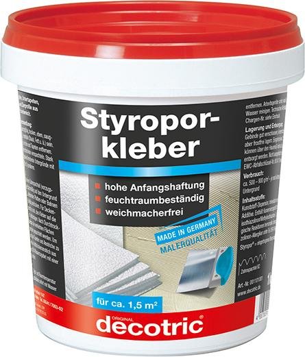 decotric Styropor®- und Renoviervlies-Kleber Produktbild img1 L