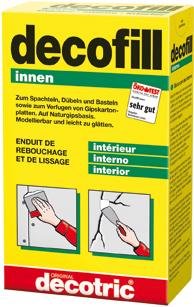 Decofill Spachtelmasse 1 kg, innen decotric Produktbild img1 L