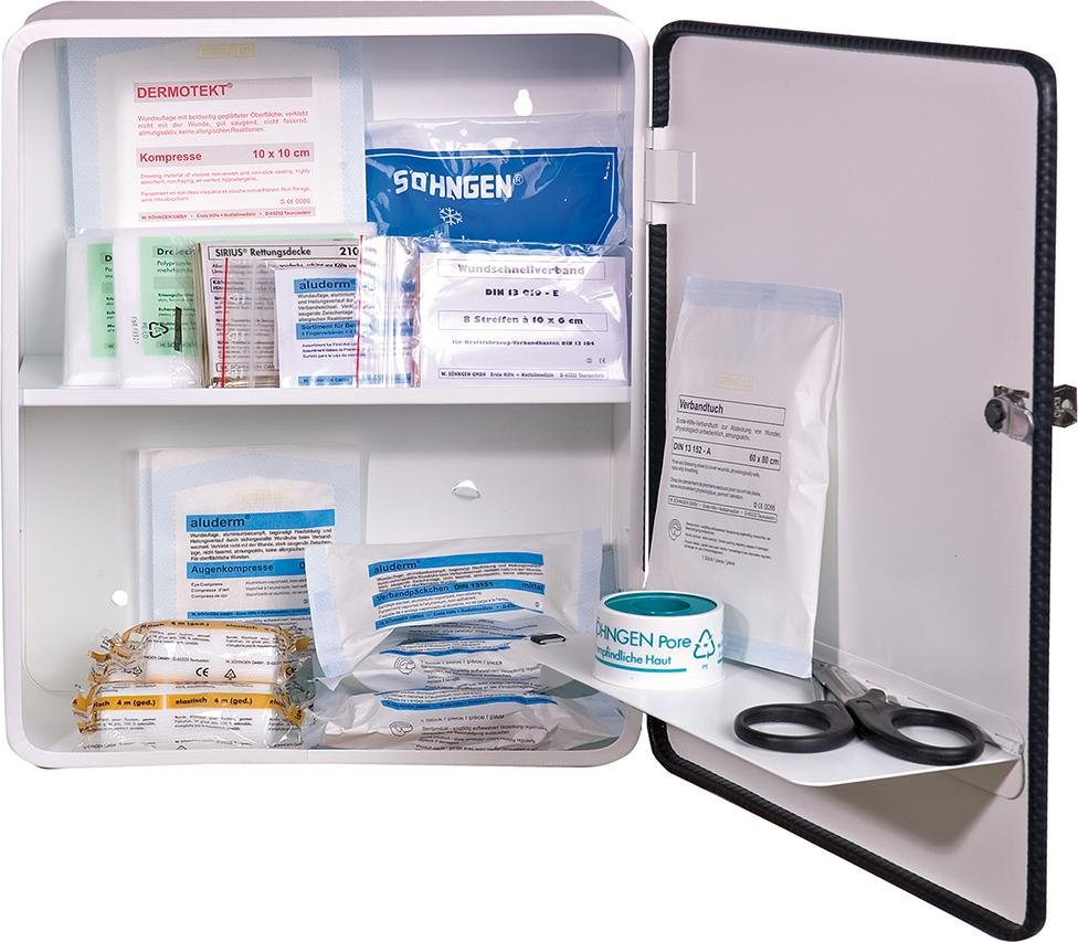 Verbandschrank Heidelbergmit FüllungD13157,weiß Produktbild img1 L