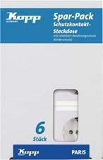 Schuko-Steckdose 1-f. UP m. Kinderschutz PAR arkt Kopp Produktbild img2 L
